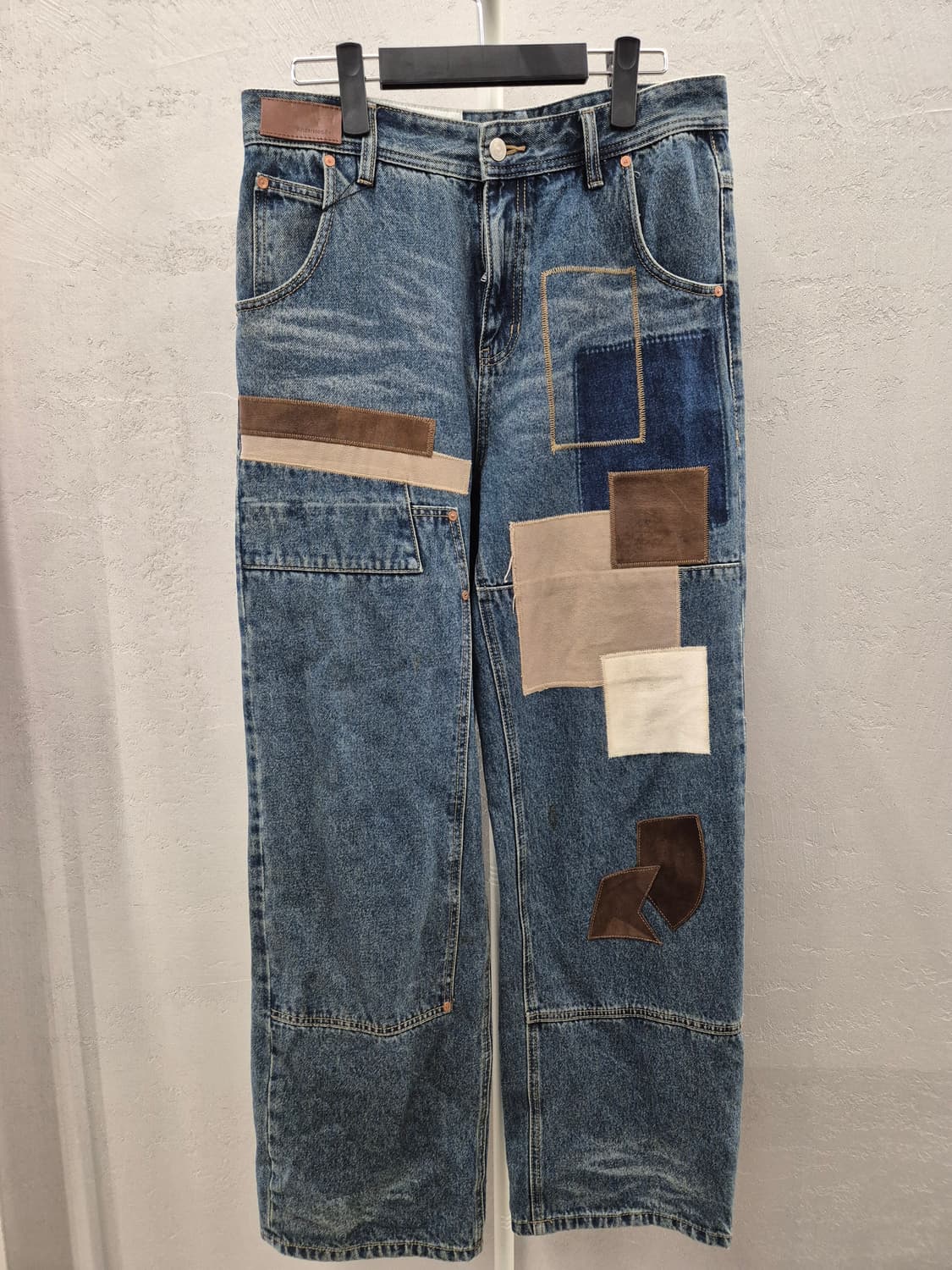 Andersson Bell 패치워크 와이드 데님 팬츠 M 상품이미지2