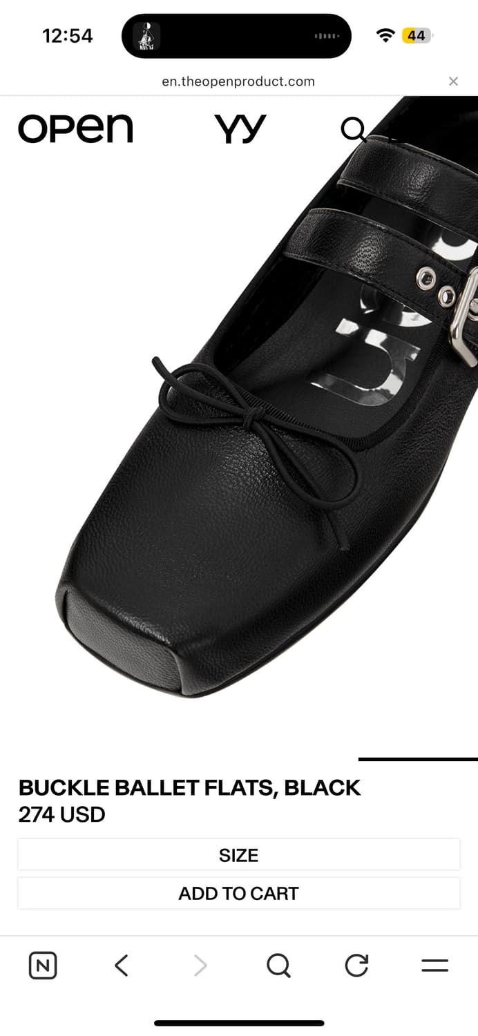 openyy ballet flats 오픈 와이와이 플랫슈즈 225 상품이미지4