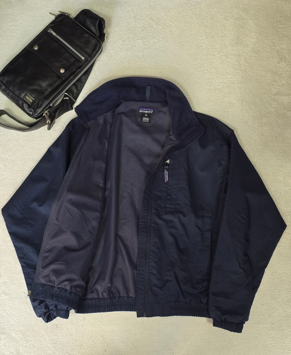 Patagonia 파타고니아 네이비 나일론 바람막이 자켓 XS 상품이미지3