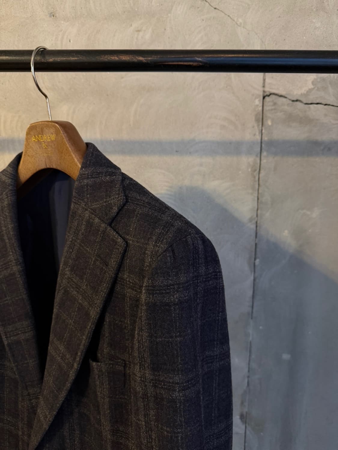 란스미어 플란넬 자켓 슬림100 상품이미지6