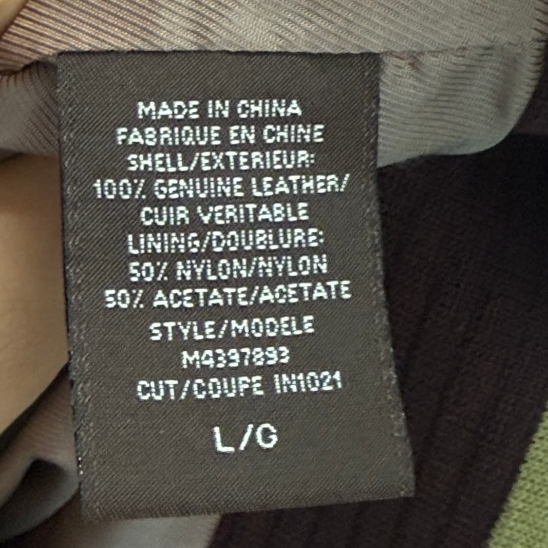 Vintage Brand G Leather jacket 상품이미지3