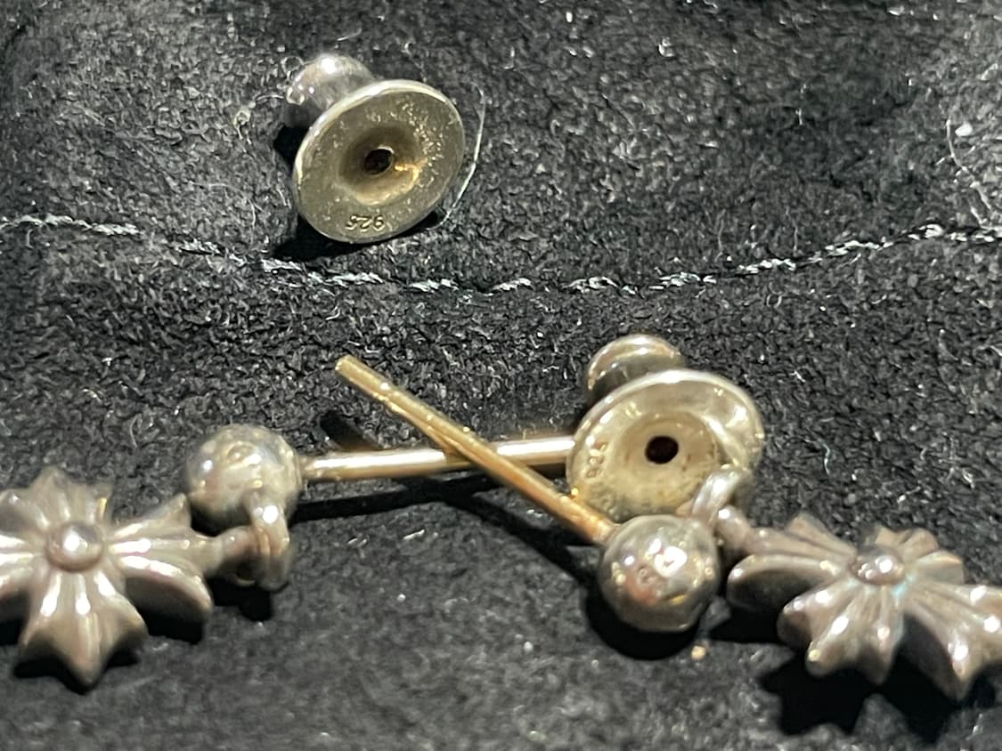 크롬하츠 ECH 타이니 크로스 드롭 이어링 귀걸이 한쌍 (2EA) 상품이미지5