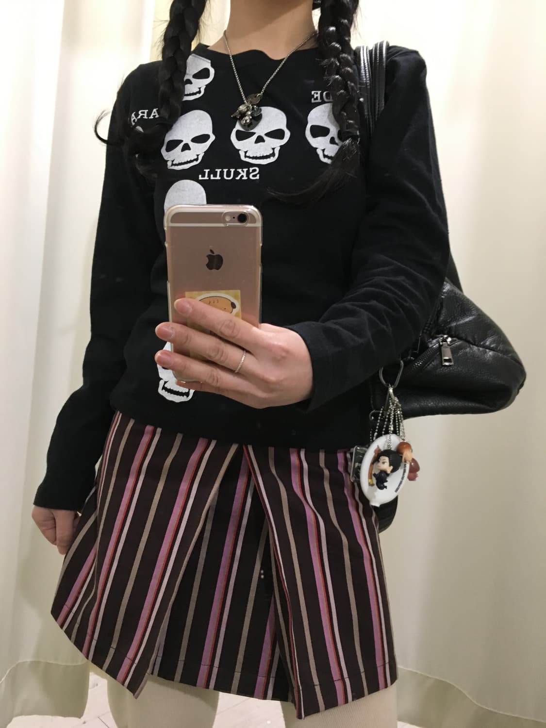 아페쎄 스트라이프 미니 스커트 상품이미지6