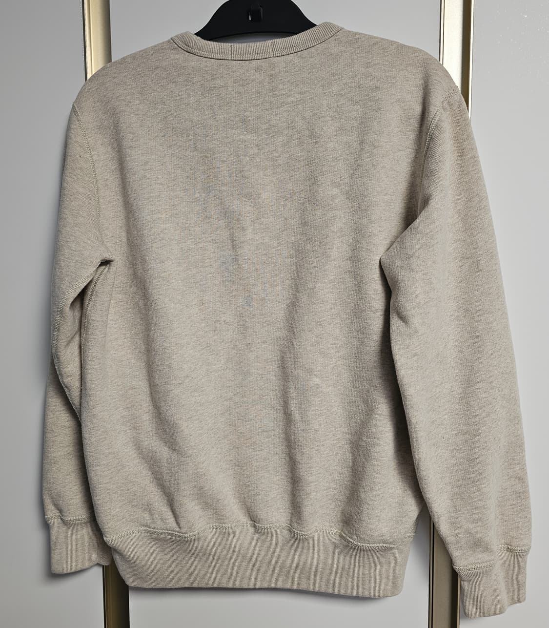 폴로 랄프로렌 신형QR라벨 맨투맨 기모 티셔츠 오트밀 상품이미지2