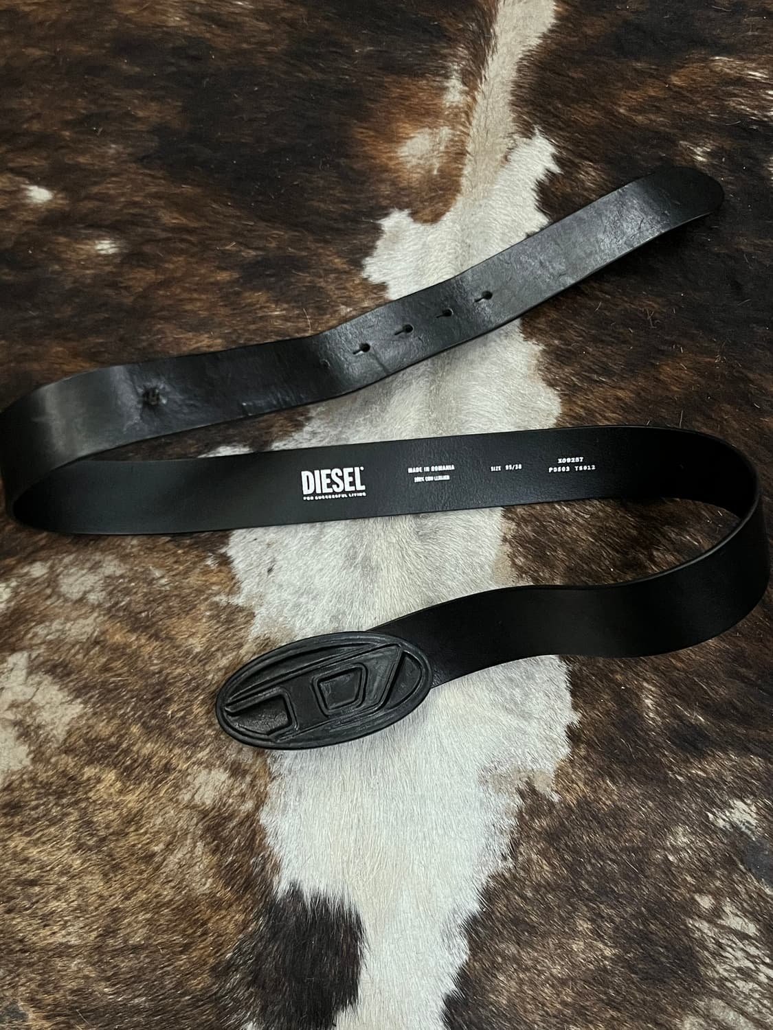 DIESEL B-1DR LEATHER BELT 상품이미지4