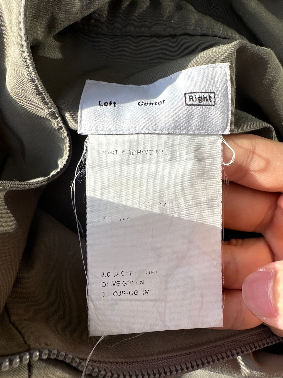 PAF 3.0 Right Olive Jacket 상품이미지4