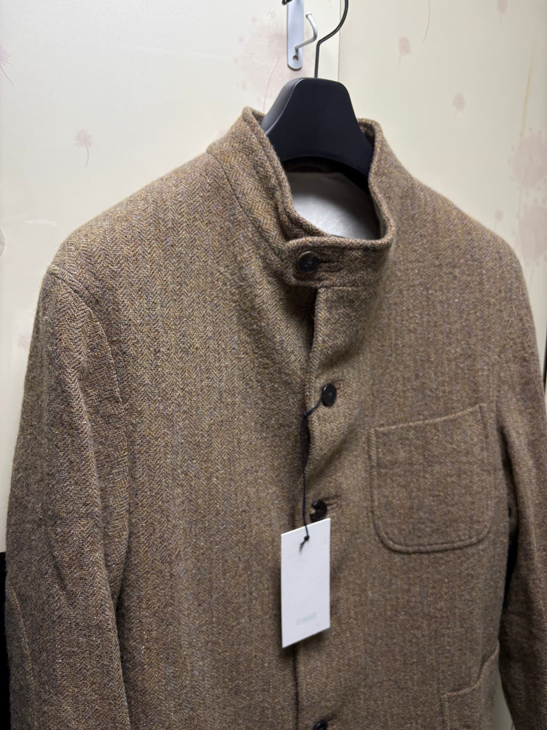 [2] 아프레쎄 트위드 헌팅 자켓 브라운 상품이미지2