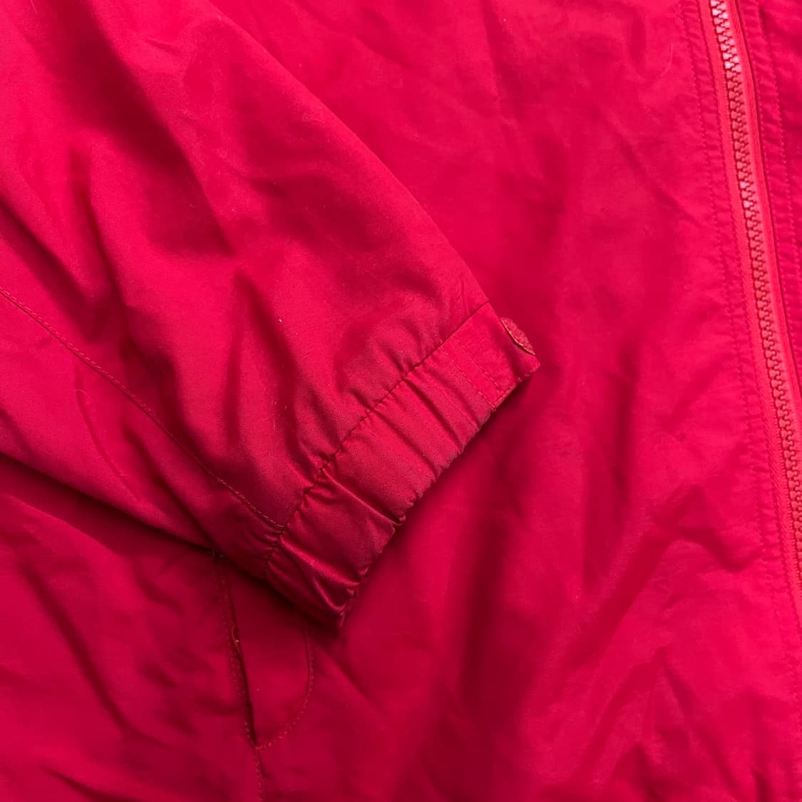 [정품/M] 노스페이스 하이벤트 레드 컬러 기능성 바람막이 자켓 b17 상품이미지9