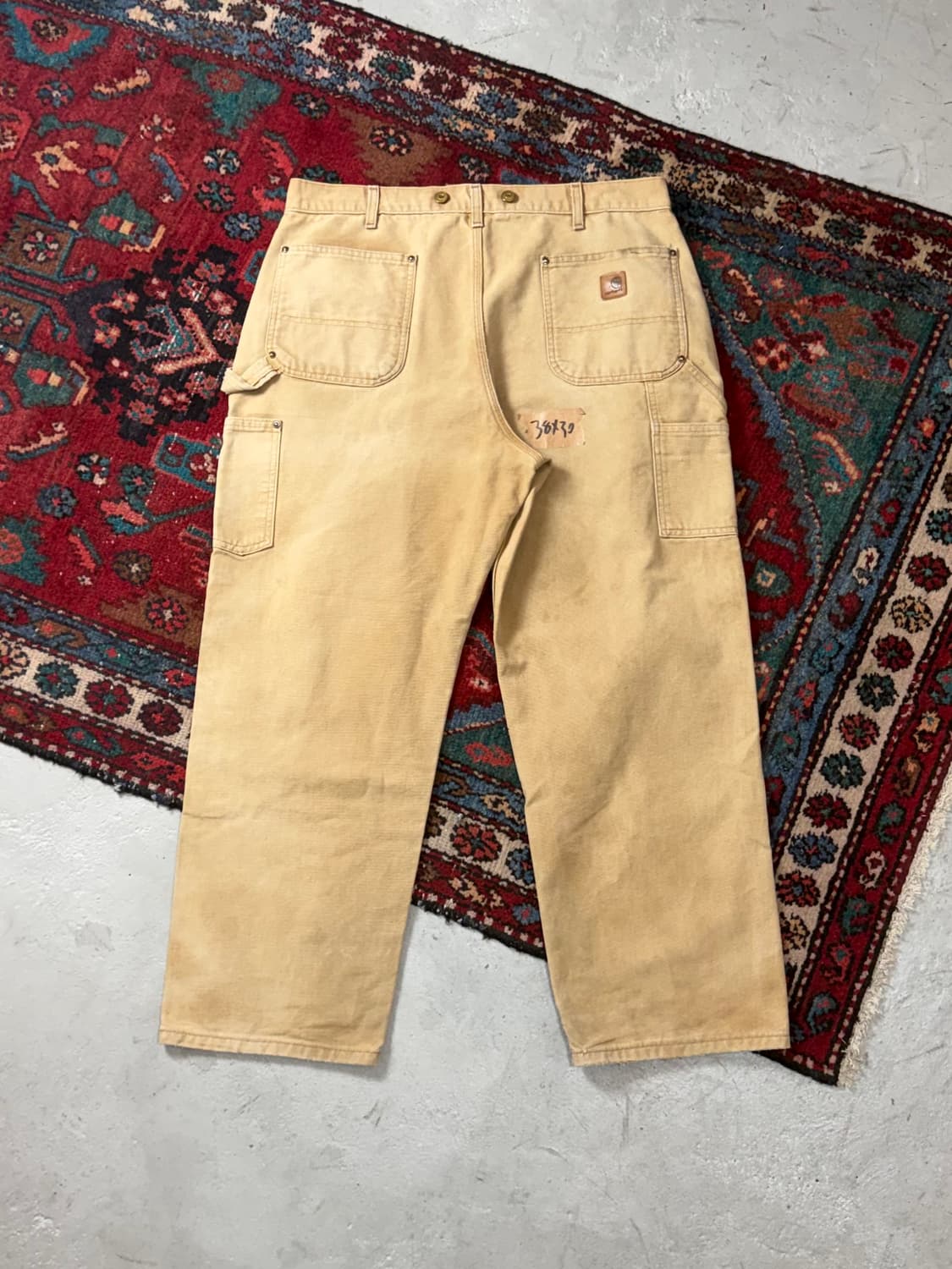 OG 칼하트 더블니 브라운 칼하트 B136 BRN 썩블니 상품이미지4