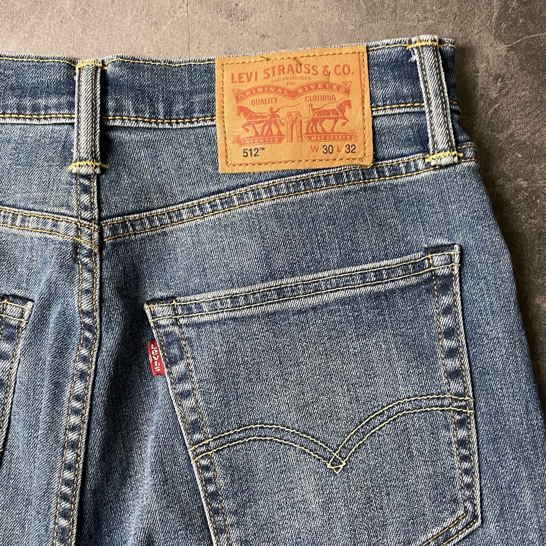 LEVI'S 리바이스512 빈티지 슬림 테이퍼드 핏 데님 코튼팬츠 상품이미지7