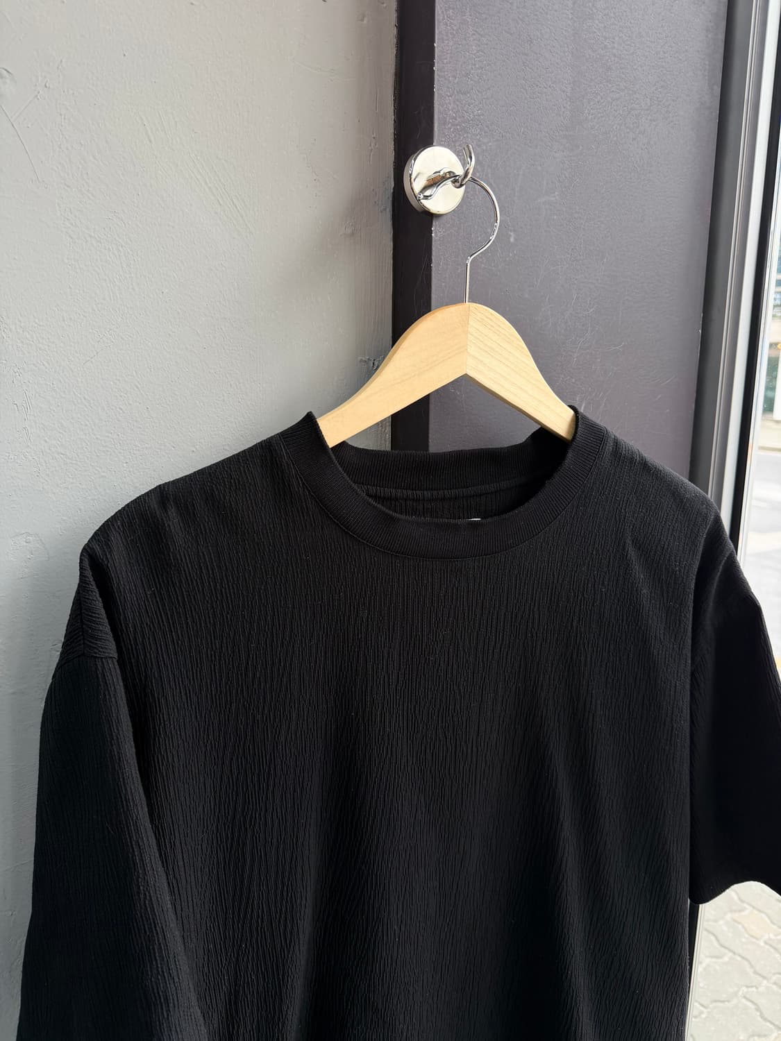 48/ 솔리드옴므 시어서커 반팔 상품이미지3