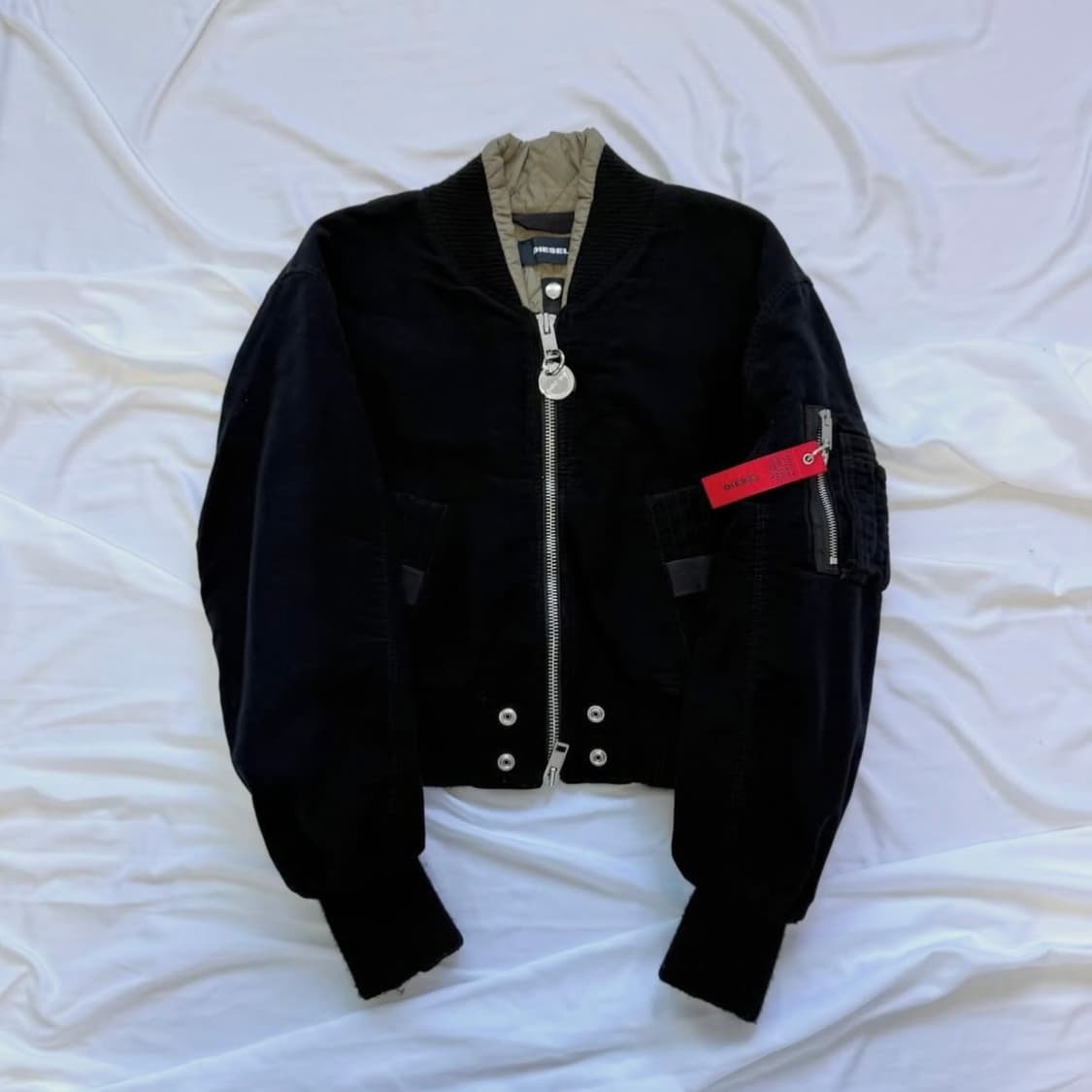 디젤 백 지퍼 봄버 자켓 상품이미지1