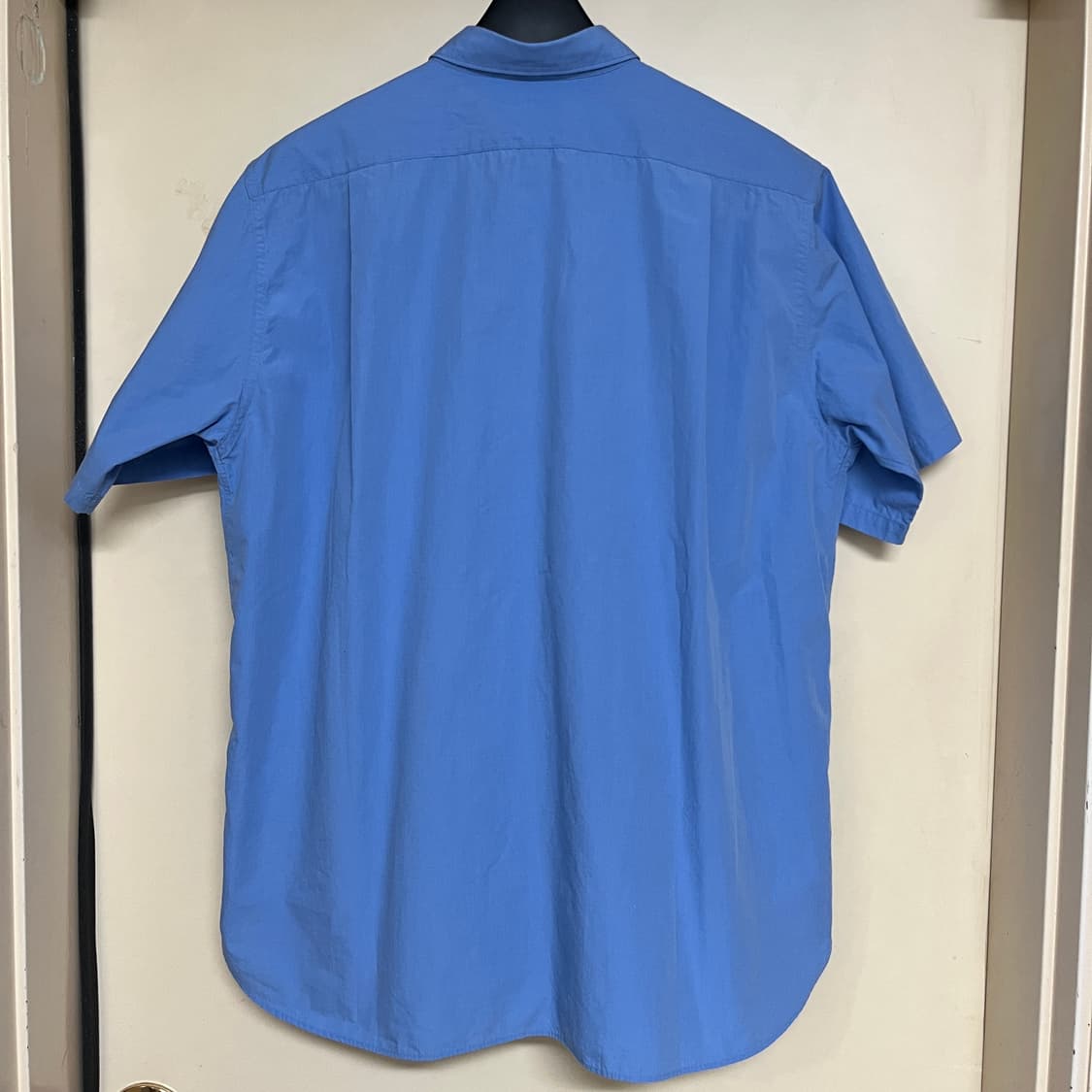 [M] 나나미카 윈드셔츠 반팔 숏슬리브 삭스 블루 nanamica 상품이미지5