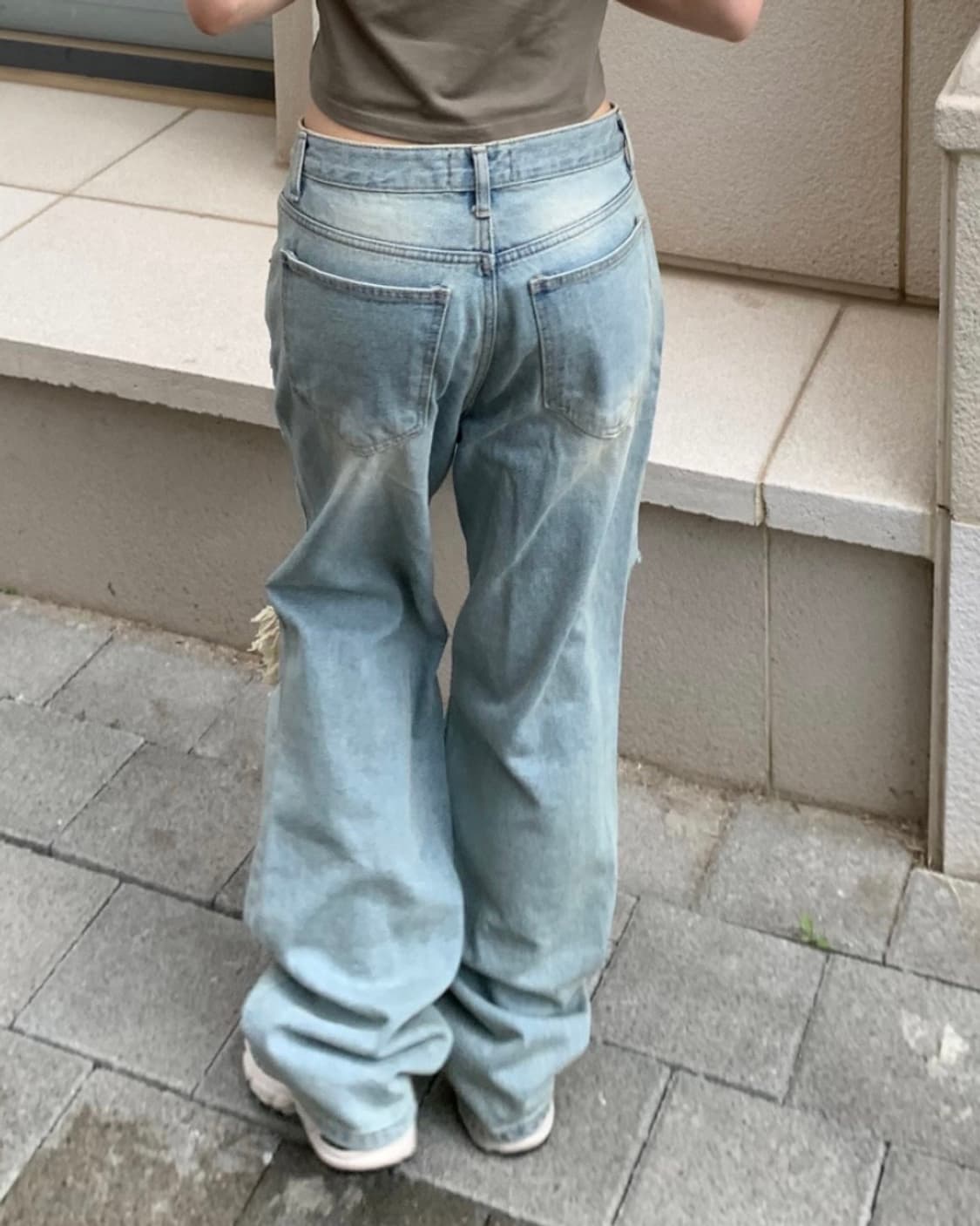 옵텐소 hady damage denim pants 상품이미지2
