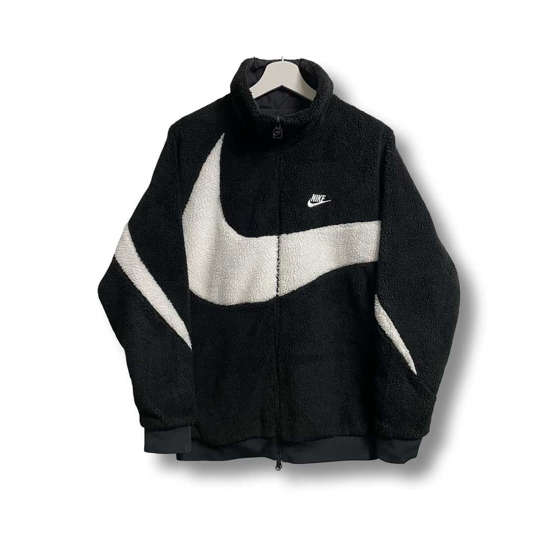 [L] 나이키 리버시블 빅스우시 플리스 자켓 블랙 상품이미지1