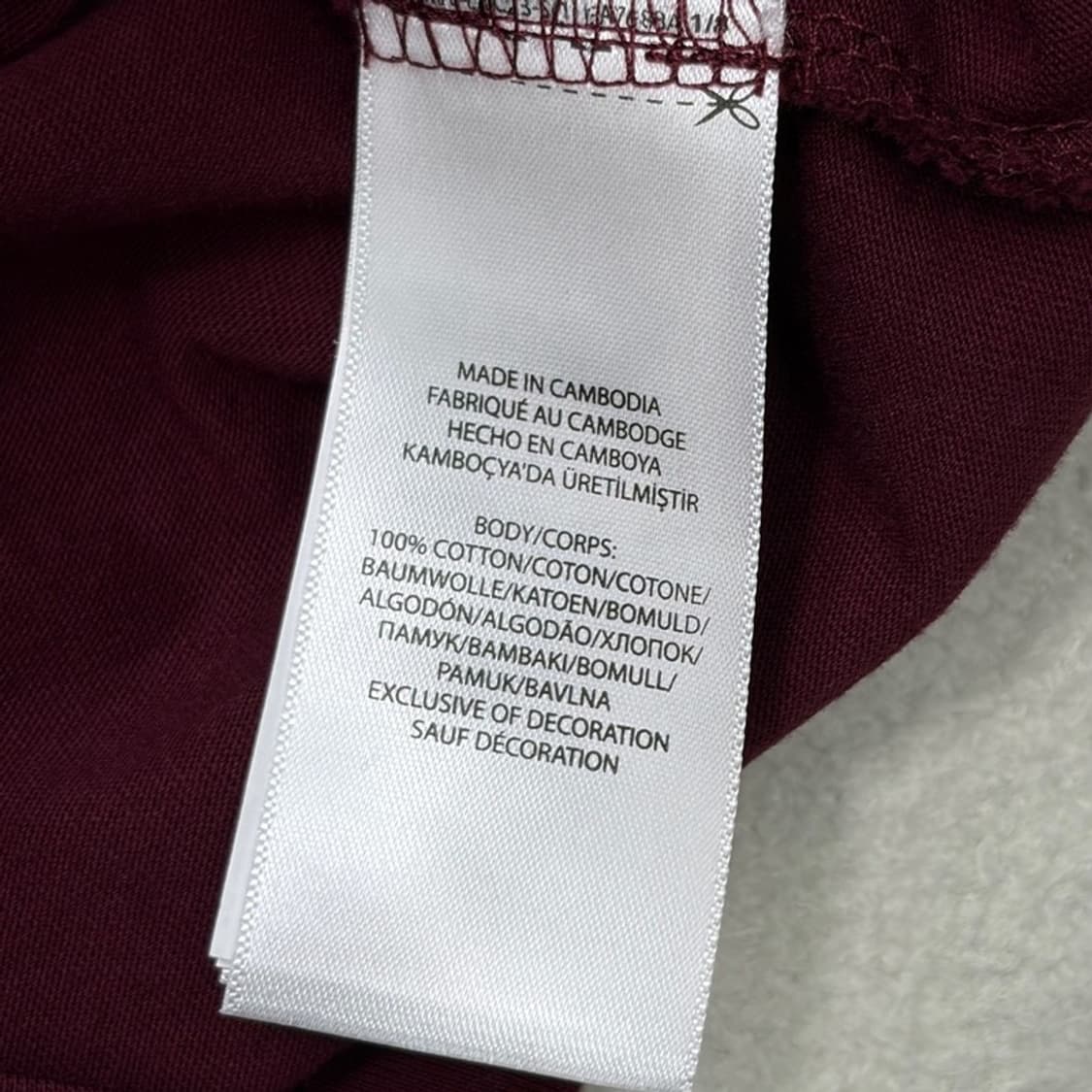 RALPH LAUREN 버건디 롱슬리브 S 상품이미지7