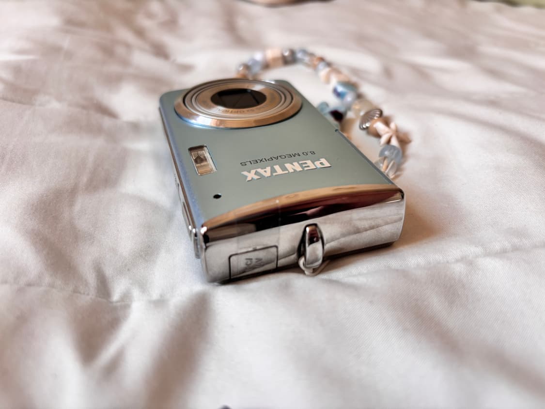 빈티지 디카 펜탁스 옵티오 m50 블루(작례👌) 상품이미지4