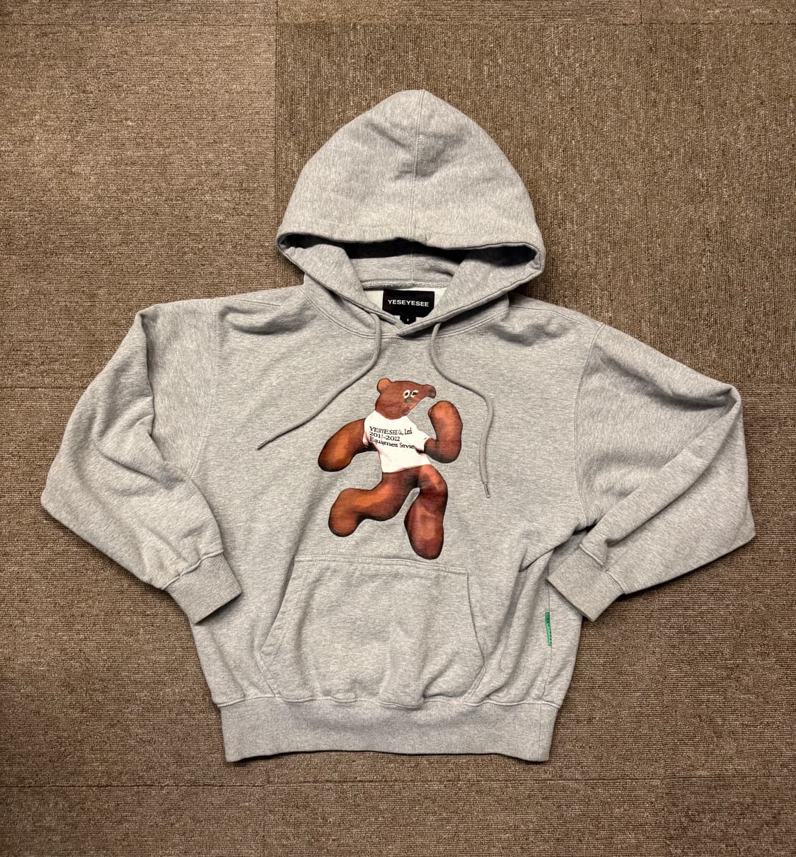 예스아이씨 베어 후드티 상품이미지1