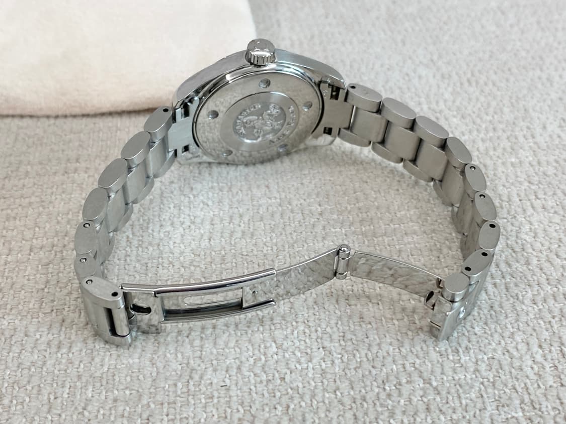 오메가 아쿠아테라 여성용2577.70 블루핸즈 펄 문자판 29mm 쿼츠 상품이미지9