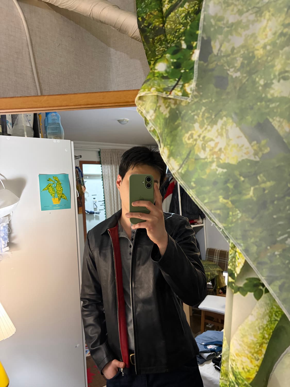 100) 양가죽 싱글라이더 가죽자켓 상품이미지2