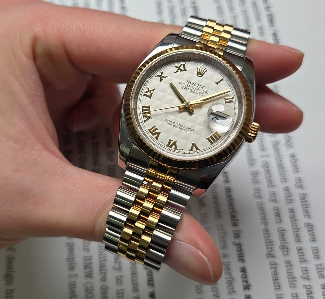 롤렉스 데이저스트 116233 18K콤비 피라미드 로만판 쥬빌리줄 ver 상품이미지4