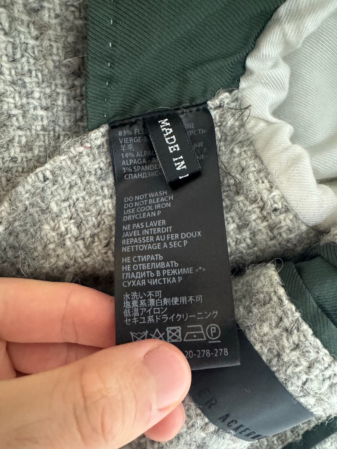 하이더 아커만 FW14 알파카 기모노 코트 상품이미지10