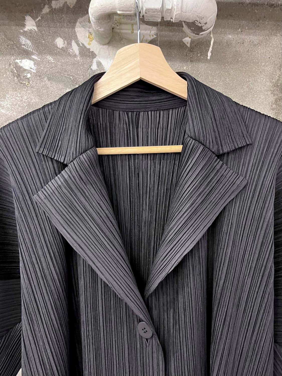 Pleats Please 플리츠플리즈 블랙 롱가디건 상품이미지6