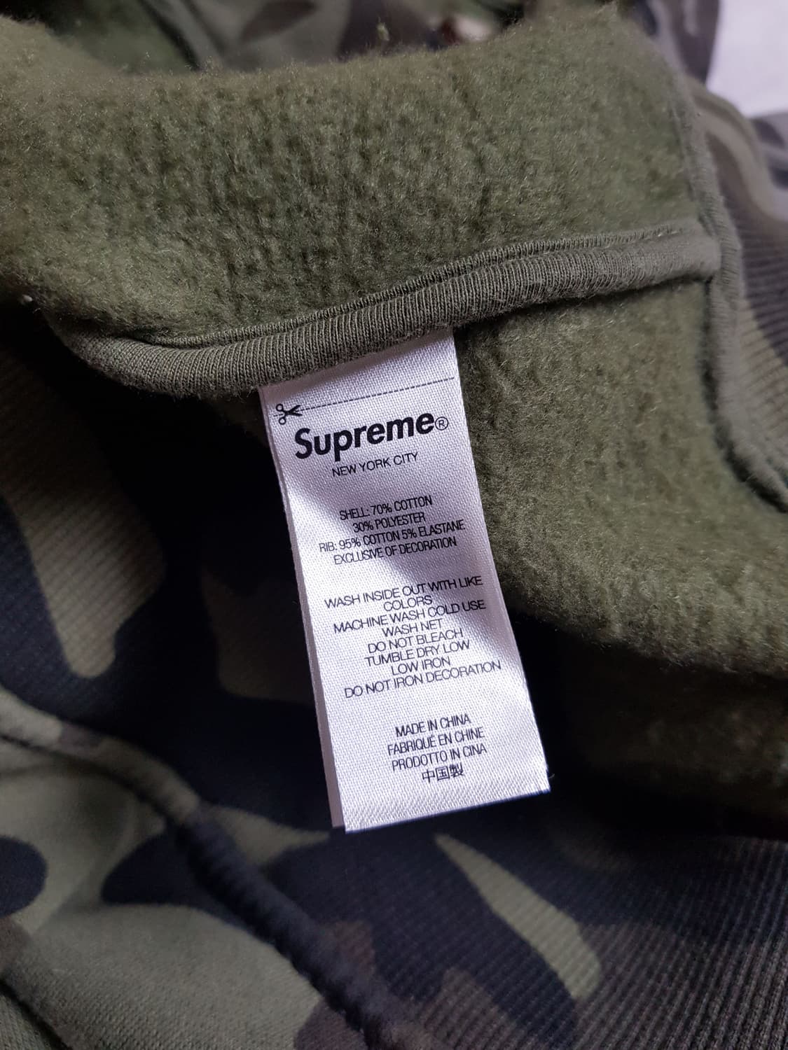 슈프림 X 트루릴리전 후드 집업 티셔츠 브라운 카모 25FW 상품이미지8