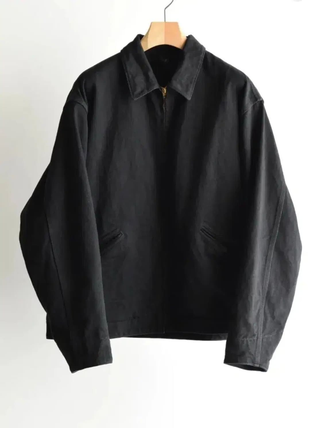 26ss comoli 코모리 블랙 데님 집숏 자켓 3 상품이미지1