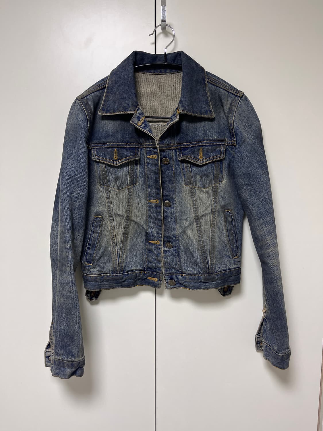 슬림핏 데님 자켓(free) 상품이미지1