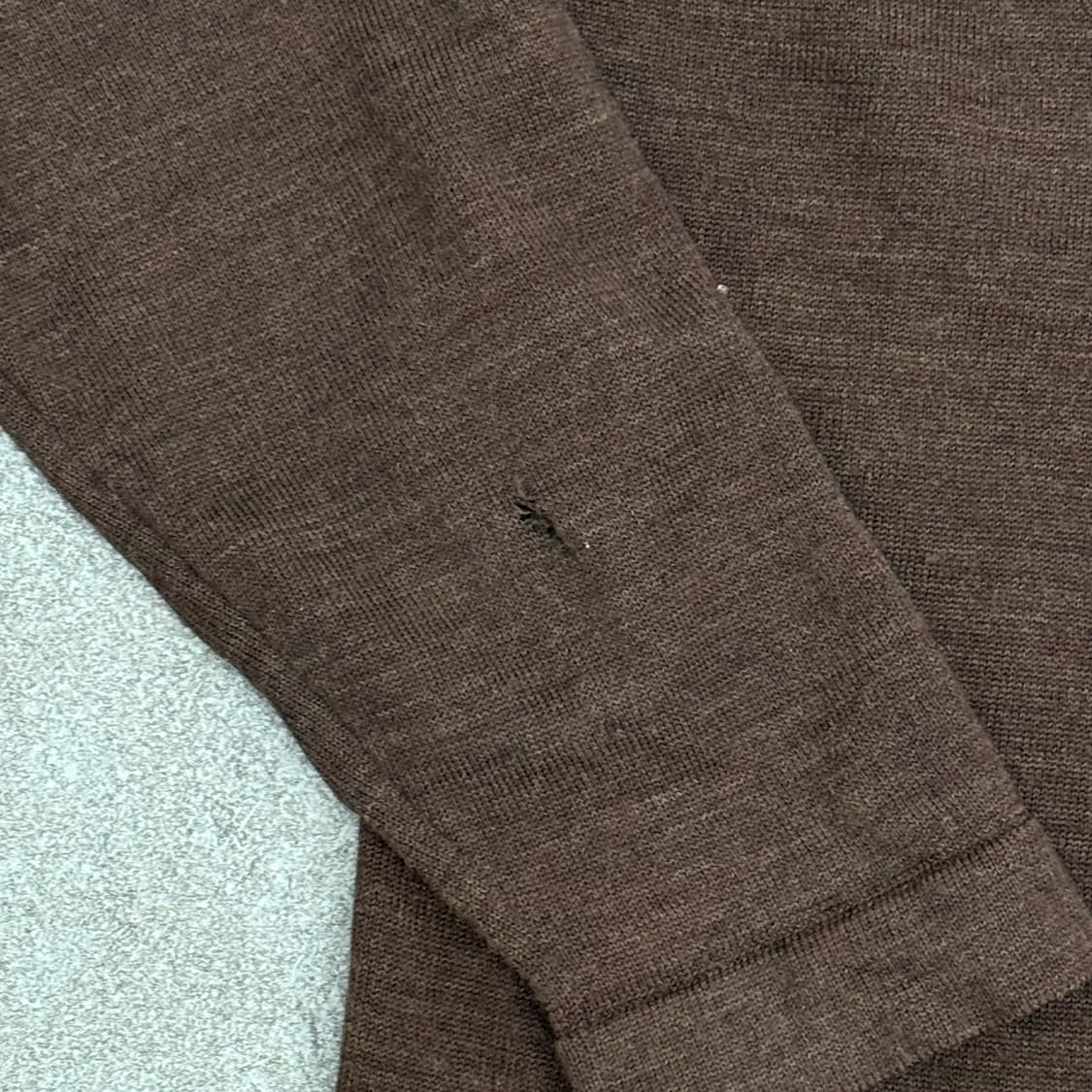 빈티지 폴스미스 브라운 가디건(데미지) 상품이미지8