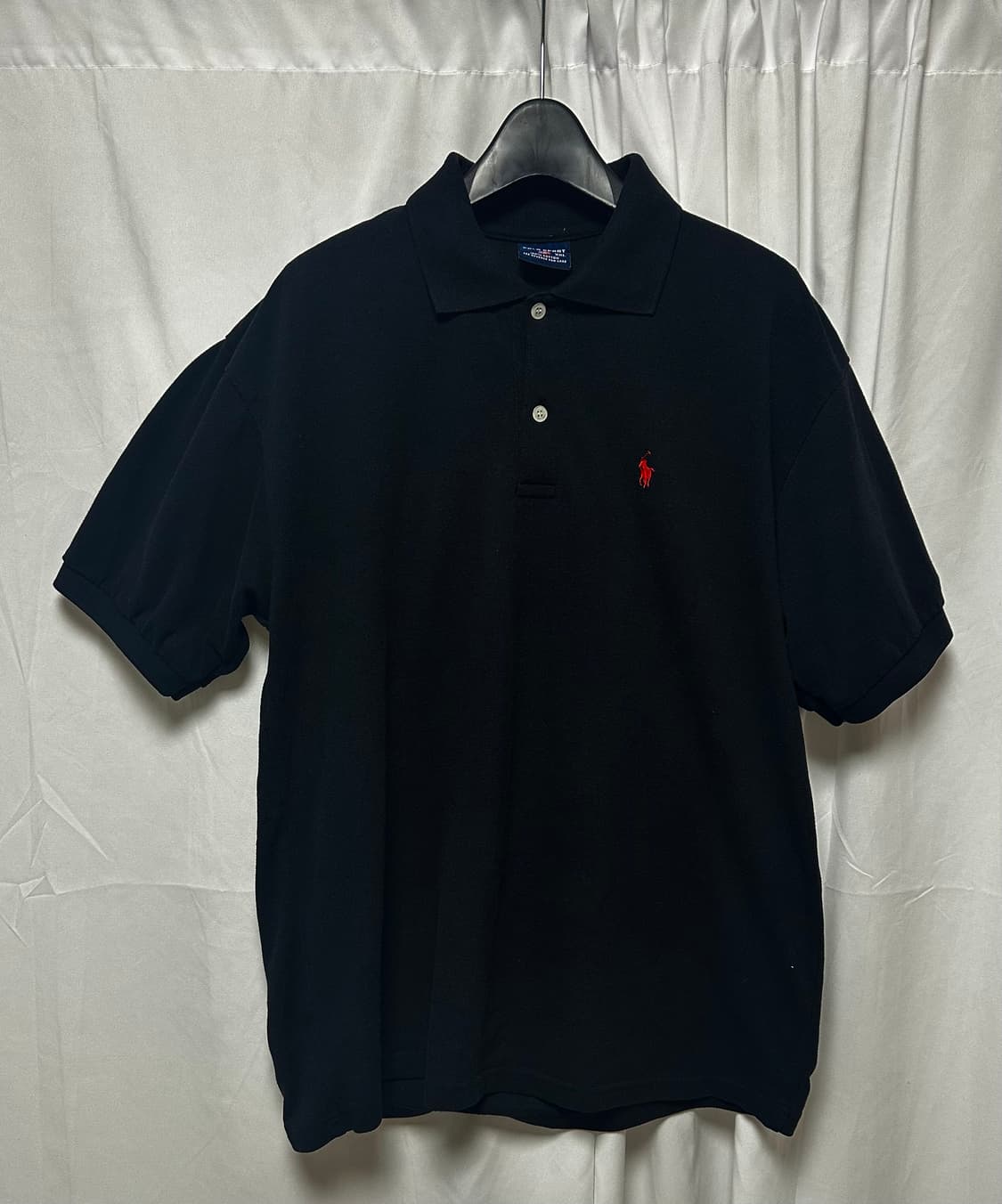 no.174 폴로스포츠 카라반팔셔츠 블랙 90사이즈 상태굿 상품이미지1