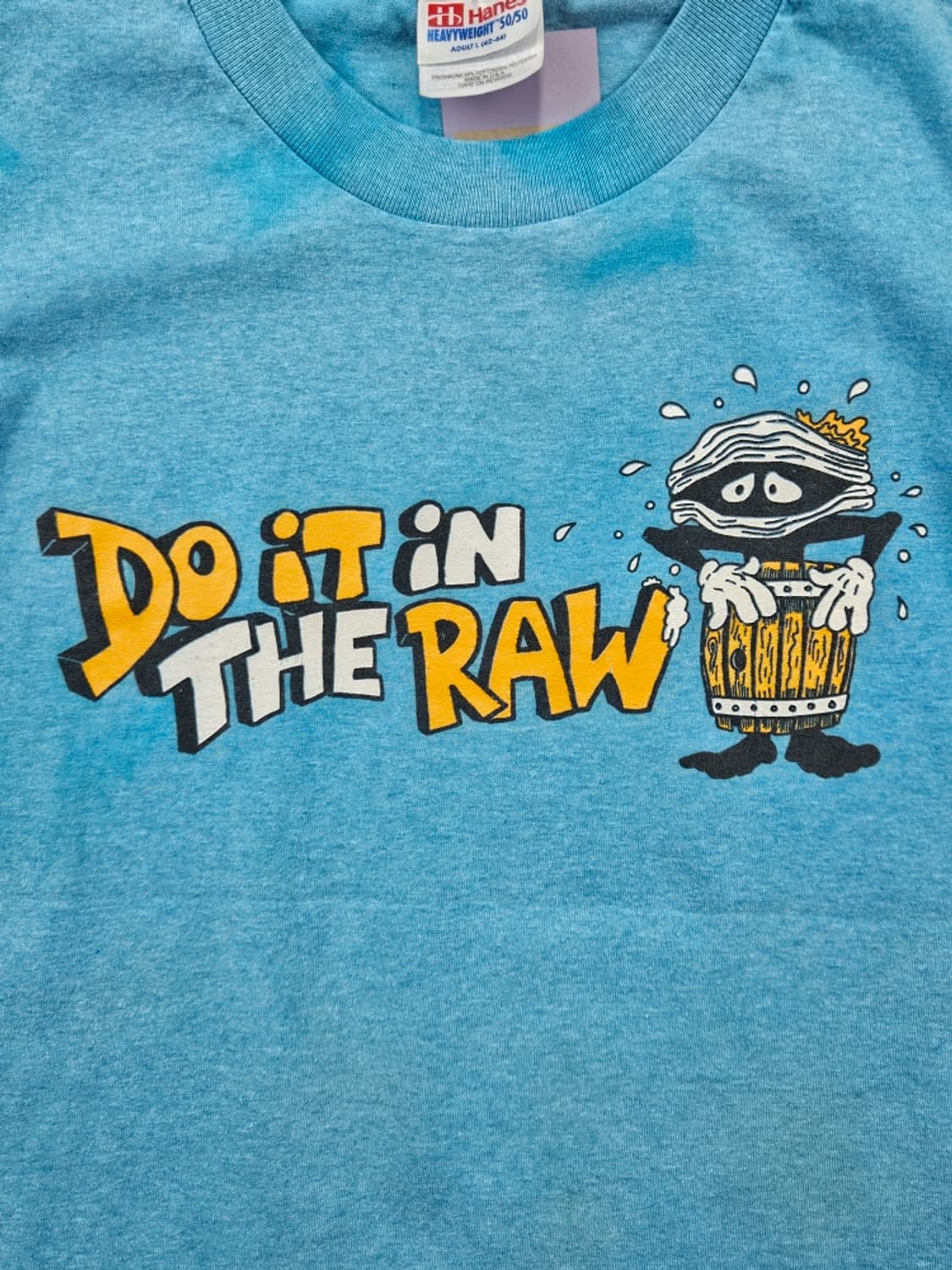 90's USA 헤인즈 싱글스티치 반팔 티셔츠 커스텀( L )/11972 상품이미지5