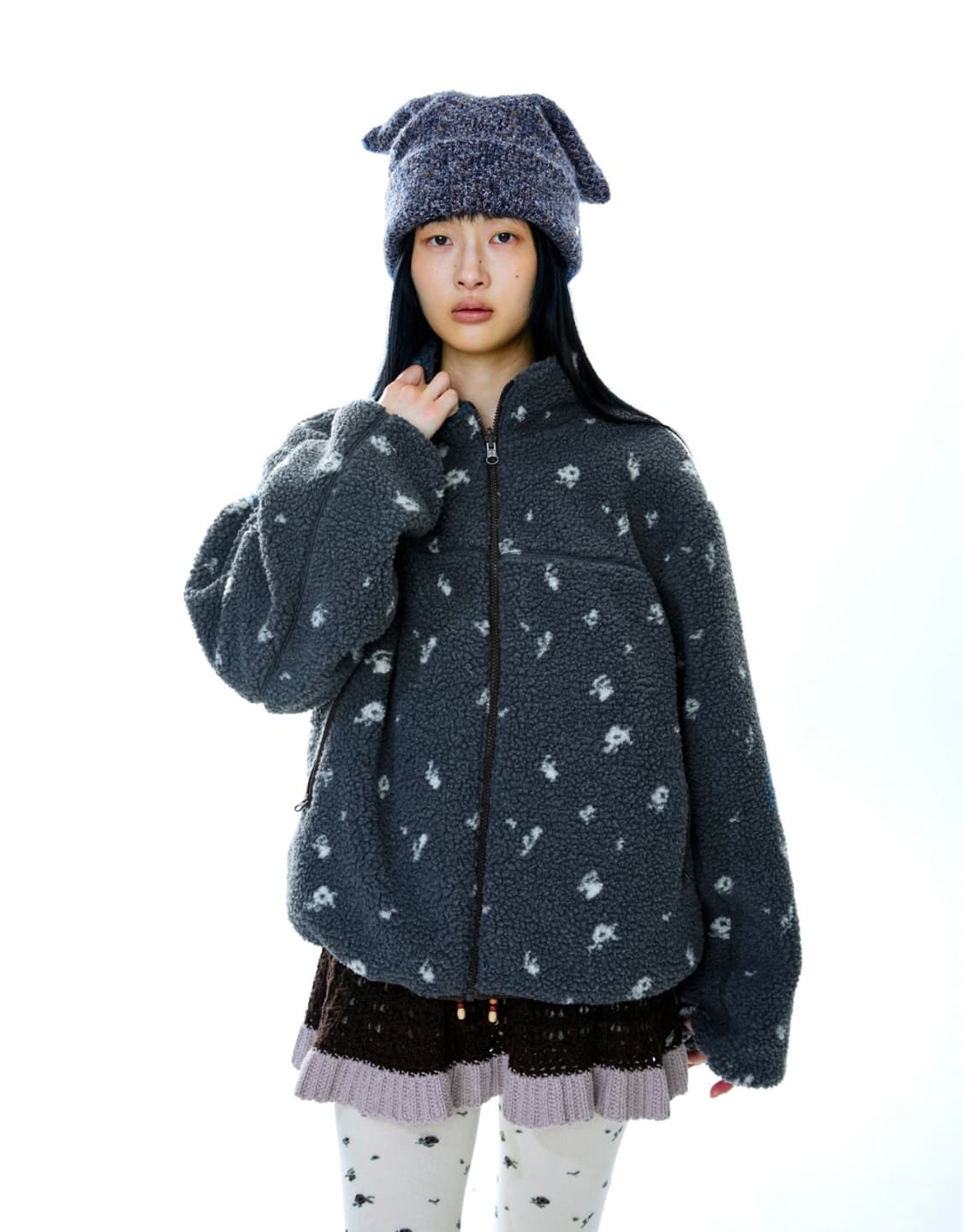 코이세이오 리버시블 자켓 (grey) 상품이미지2