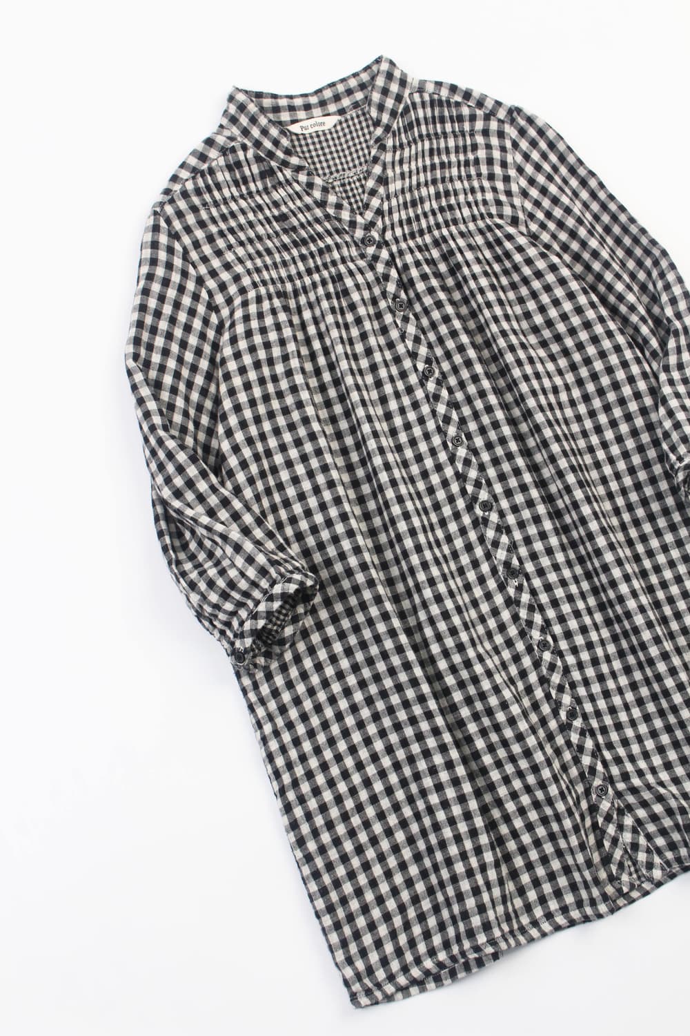 PUR COLORE Gingham Check One Piece  상품이미지3