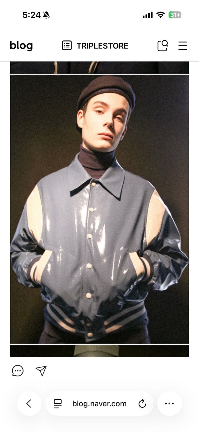 벌스데이수트 바시티 자켓 M 상품이미지1