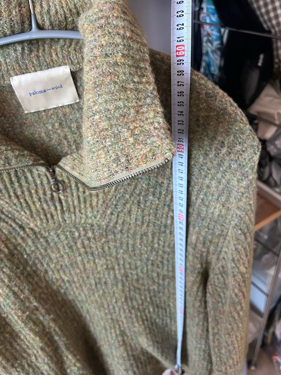 팔로마울 하프 집엎 니트 상품이미지3