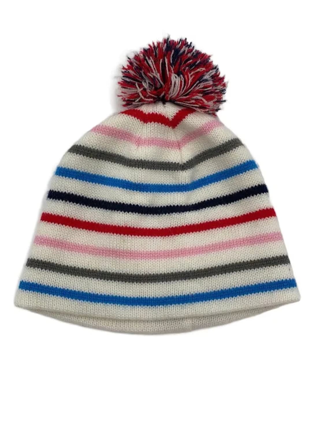 90s 빈티지 스투시 스트라이프 폼폼 비니 상품이미지1