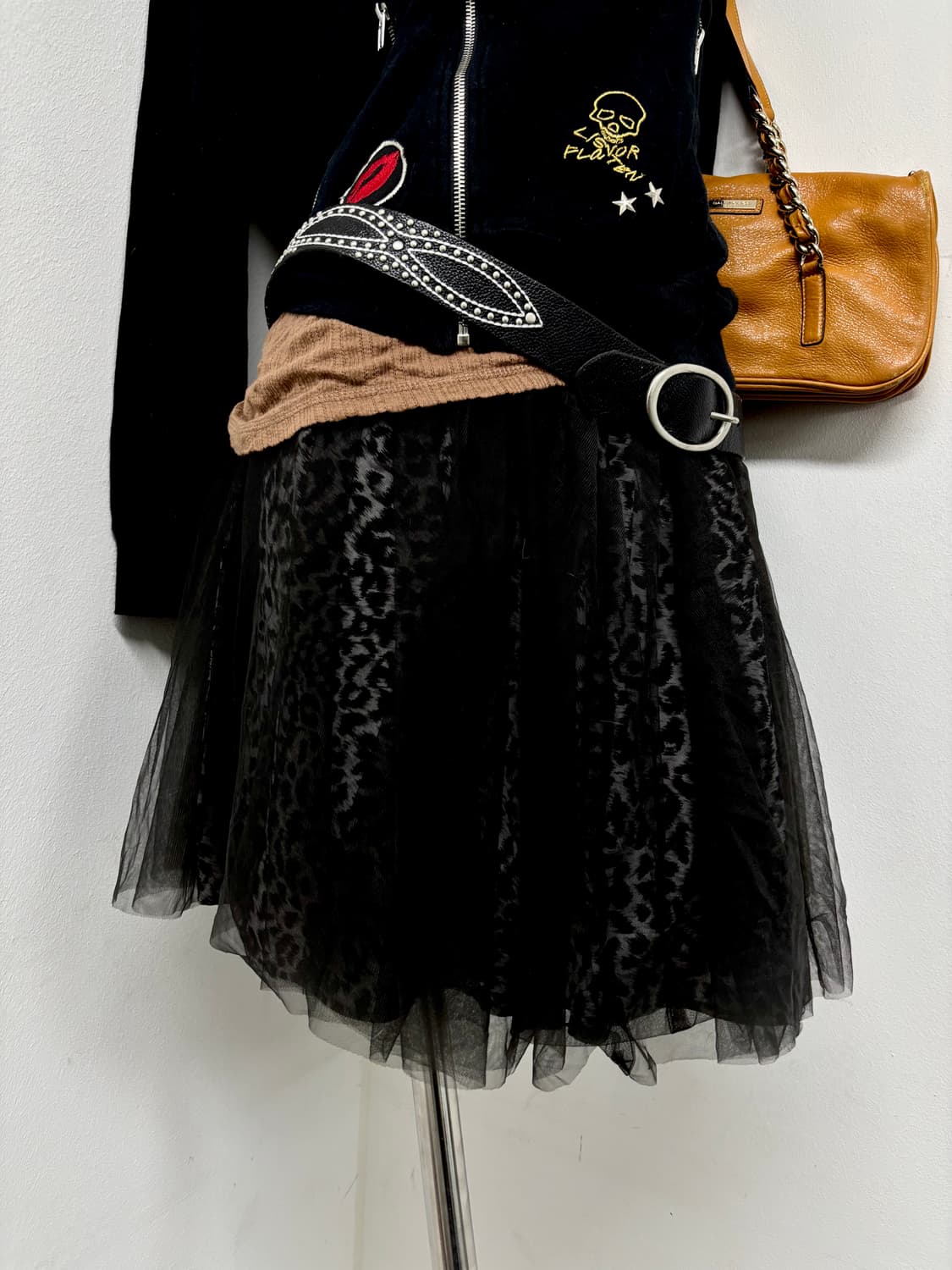 “Vintage” Black Leopard Skirts 상품이미지7