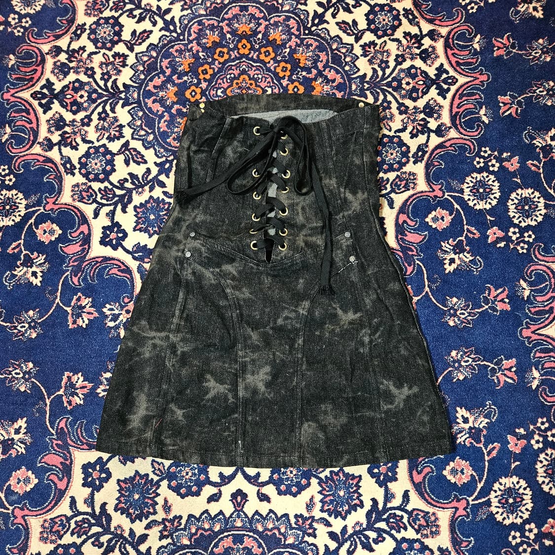 쓰리타임즈 루시퍼 데님 미니 원피스 M size 상품이미지2