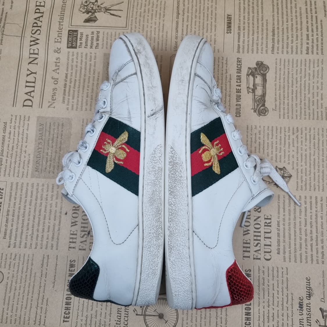 구짜 꿀벌 에이스 남성스니커즈42 260 상품이미지5