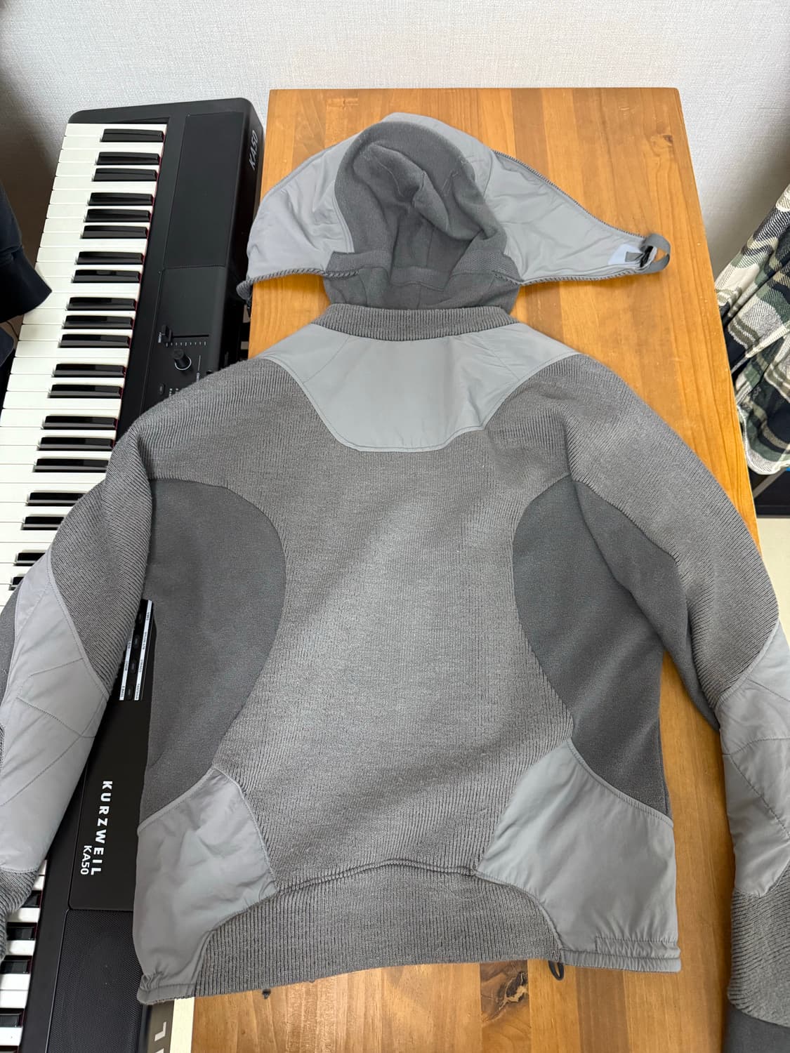 에이시네틱스 니트 후드Trooper knit black 상품이미지2