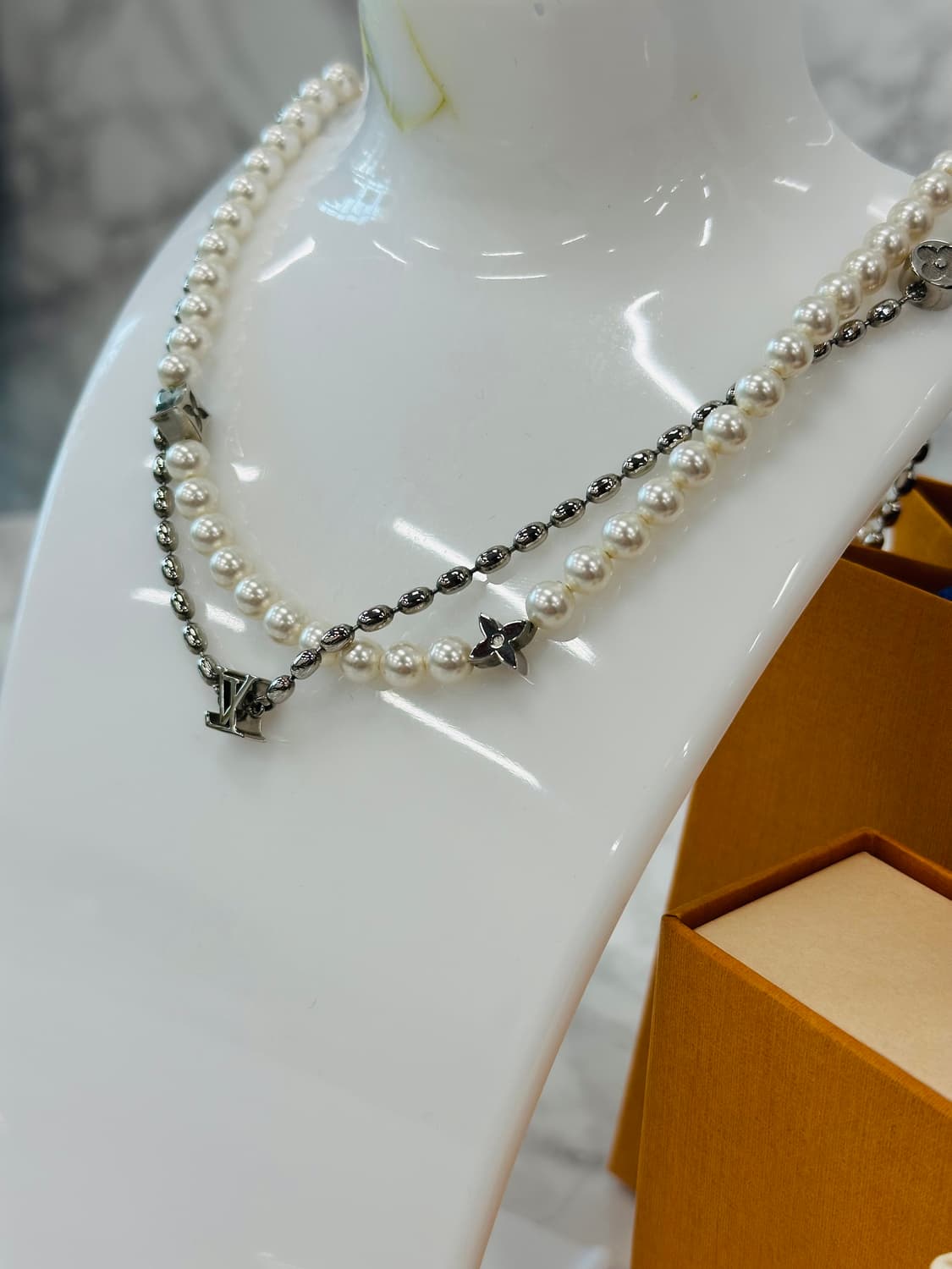 루이비통 펄퓨전 진주 목걸이 상품이미지4