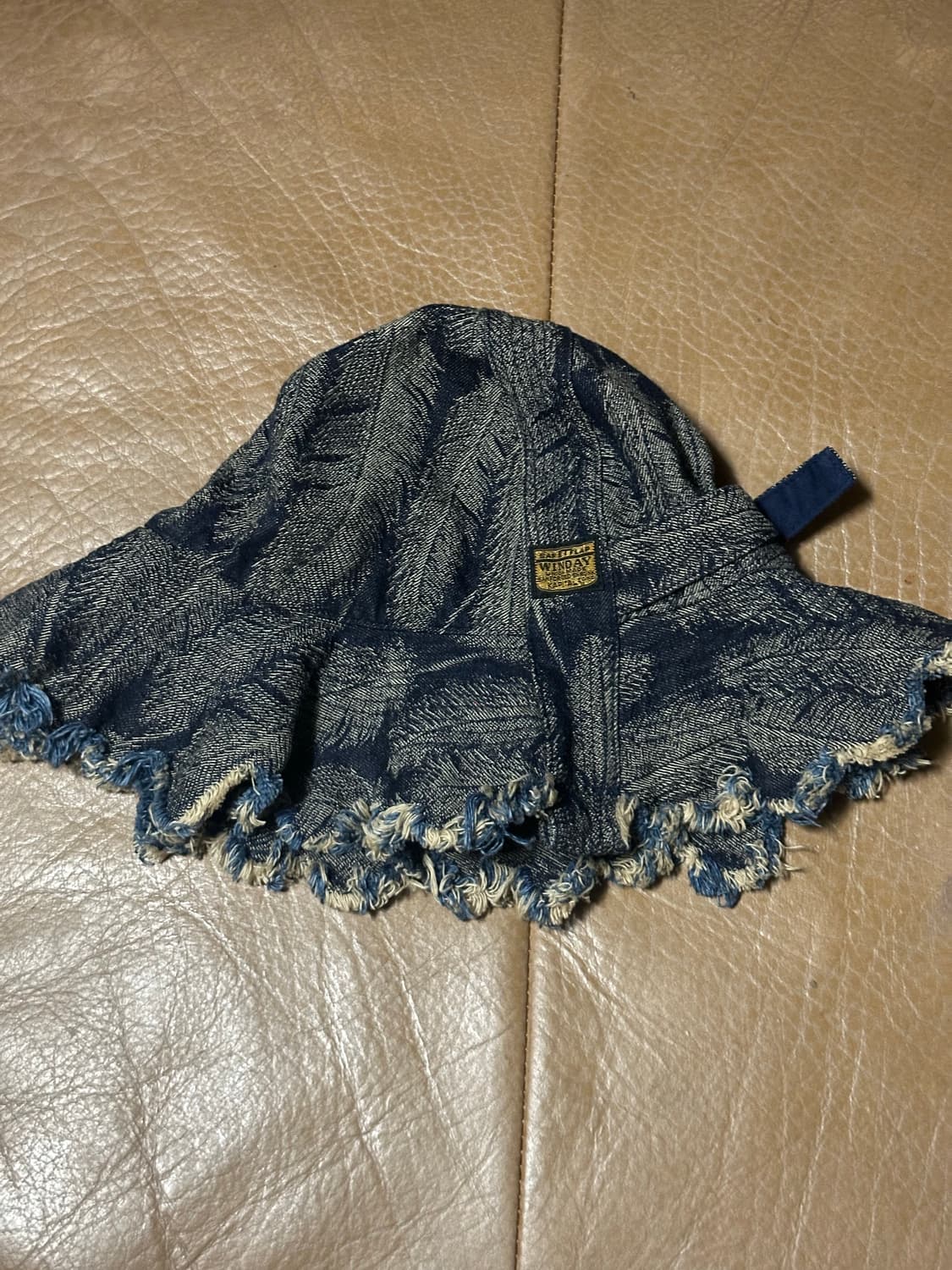 캐피탈 페더 데님 버킷햇 navy (os) 상품이미지2