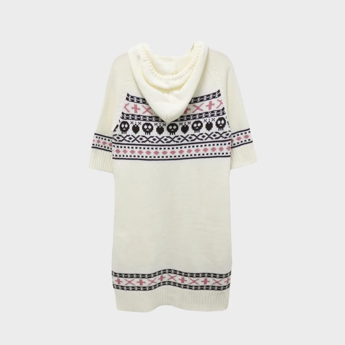 J-HONEY 울 후드 반팔 니트 원피스 63290 상품이미지2