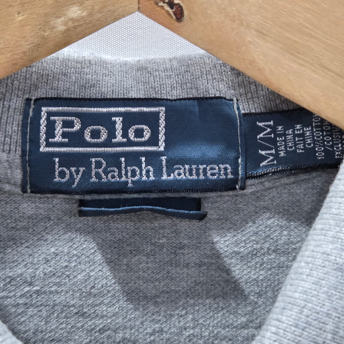 폴로랄프로렌 피케 카라 반팔티 그레이 M 상품이미지3