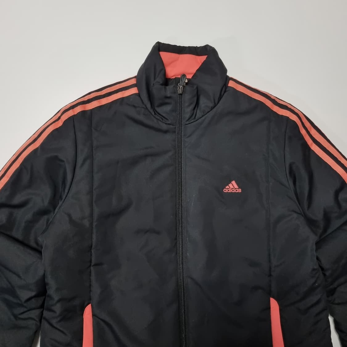 아디다스 핑크 스트라이프 패딩점퍼  상품이미지4