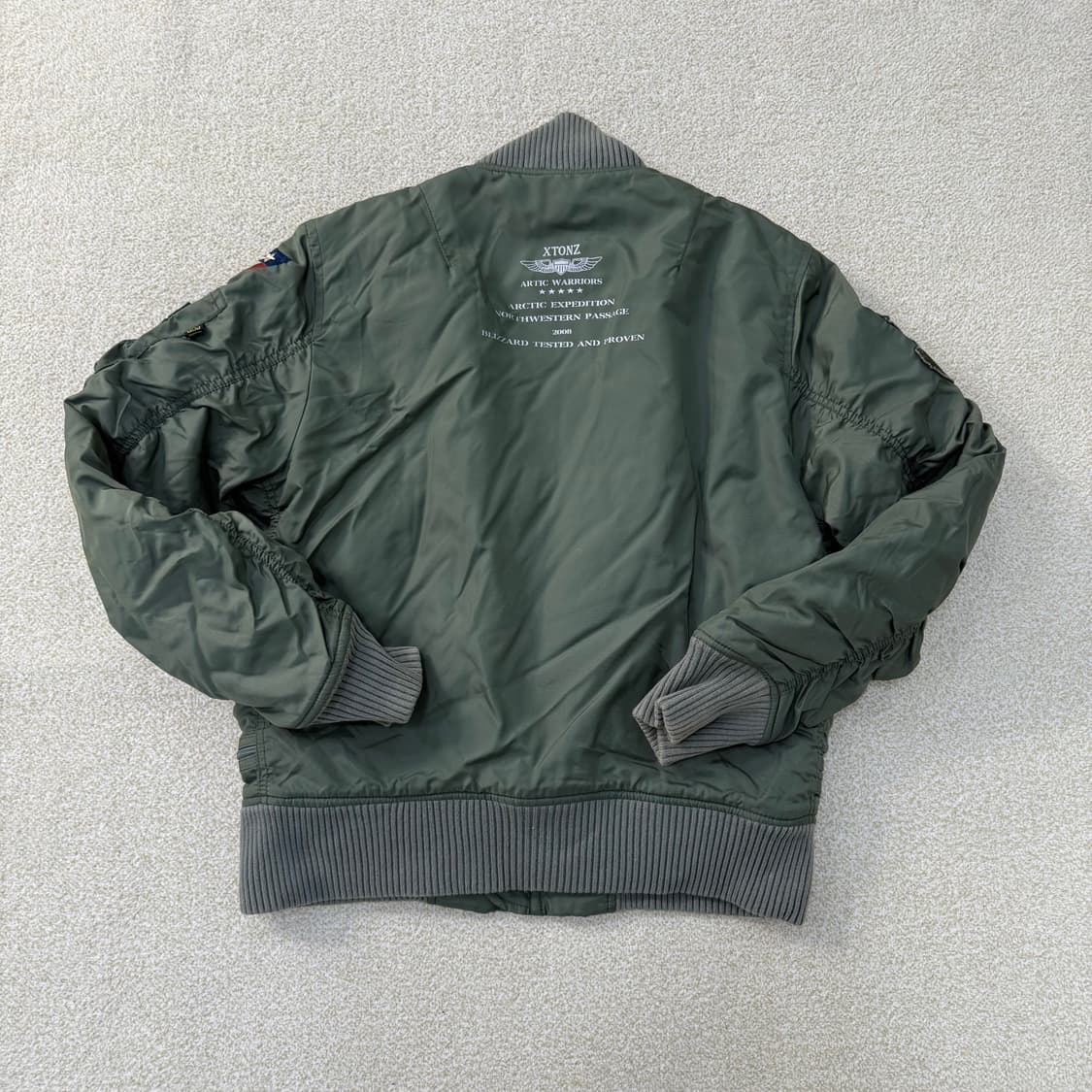 [M] 엑스톤즈 US ARMY 항공점퍼 0119T1 상품이미지2