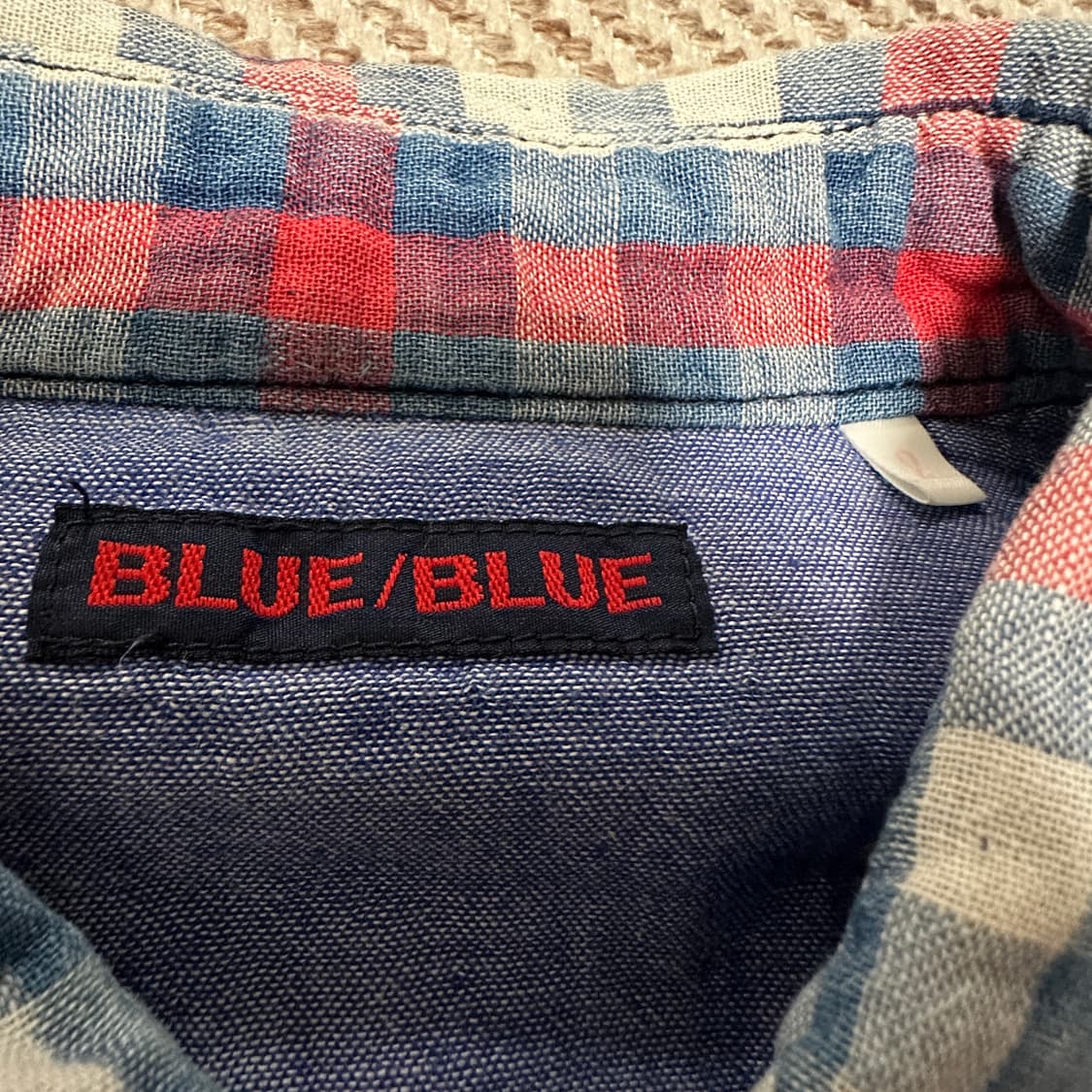 BLUE BLUE japan made check shirt 상품이미지4