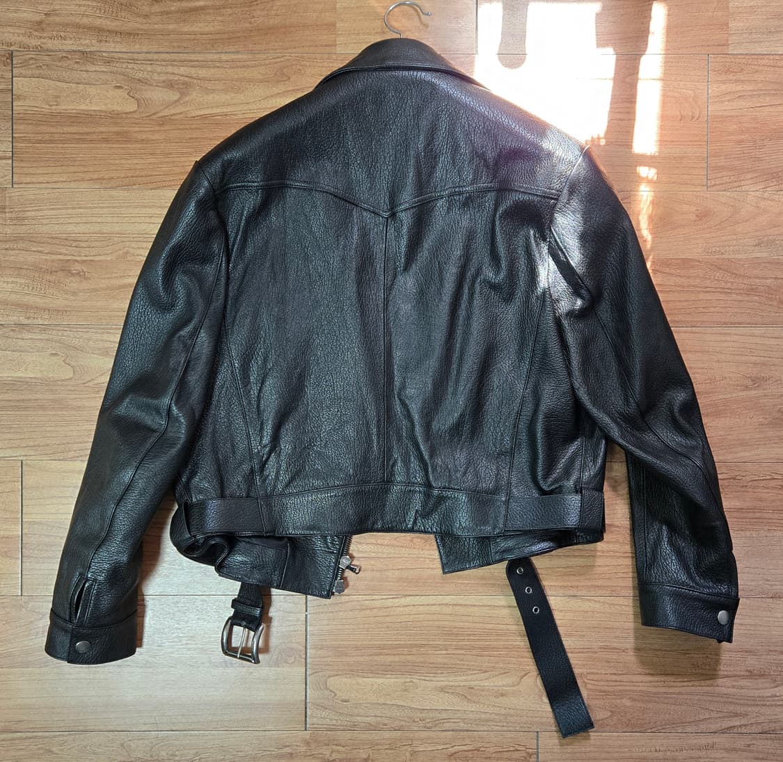 렉토 VINTAGE EFFECT BIKER JACKET (BLACK) 상품이미지2